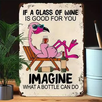 Винтажный металлический знак, юмористическое настенное искусство для дома, бара, сада, кафе, ресторана, фермерского дома, гаража, патио, идеально подходит для декора на Хэллоуин 20x30cm темные хаки