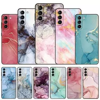 Винтажный мраморный чехол для телефона Samsung Galaxy S22 Pro S21 S20 FE Ultra S10 Lite S10 S10E S9 S8 Plus, мягкий черный чехол из ТПУ Samsung S10 Plus