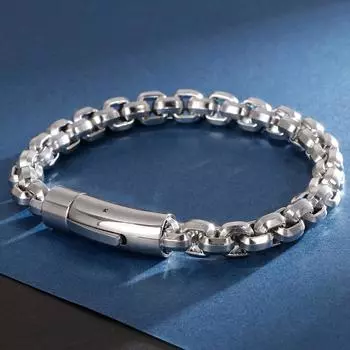 Винтажный мужской браслет из нержавеющей стали, мужской браслет шириной 8 мм, мужские браслеты на запястье, подарки для лучших друзей