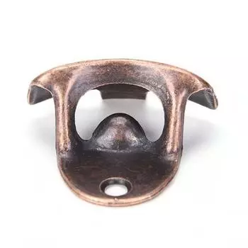 Винтажный настенный инструмент для открывания бутылок вина, пива, брелок для ключей, бар, питьевая кухня бронзовый