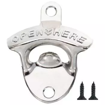 Винтажный настенный инструмент для открывания бутылок вина, пива, брелок для ключей, бар, питьевая кухня медный