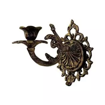 Винтажный настенный подсвечник, настенный держатель для свечи, гостиная, спальня, столовая, ванная комната, подвесной декоративный подсвечник