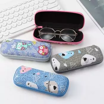 Винтажный офисный портативный футляр для очков, держатель для очков, коробка для очков, аксессуары для очков