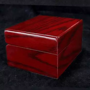 Винтажный органайзер для ювелирных изделий из дерева с крышкой