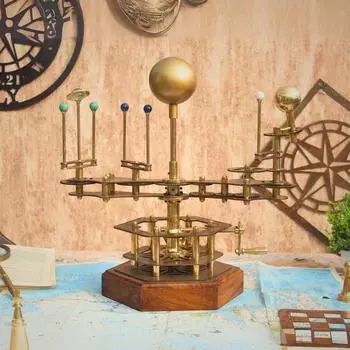 Винтажный планетарий — идеальный предмет для домашнего декора | старинная солнечная система | настольные принадлежности