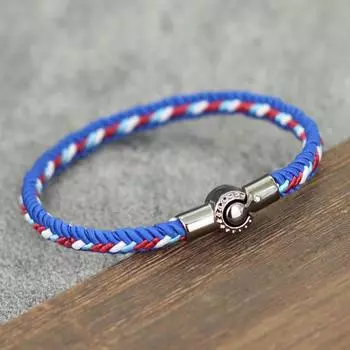 Винтажный плетеный браслет для мужчин и женщин, ручная работа, цветная ручная веревка, магнитная застежка, браслет, подарок на день рождения, пара, ювелирные изделия, браслеты дубильная кора