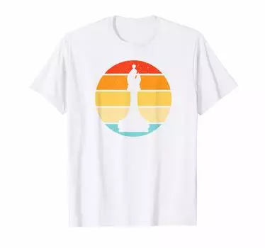 Винтажный подарок любителям настольных игр для шахматных клубов и турниров Футболка белый