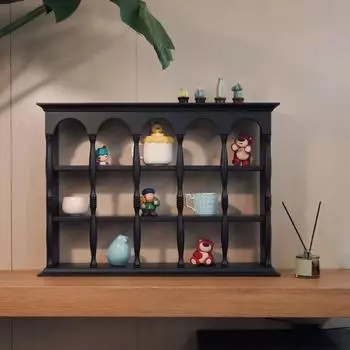 Винтажный подстаканник из цельного дерева, полка для хранения чашек во французском стиле, настенная стойка ручной работы, держатели для хранения, стеллажи