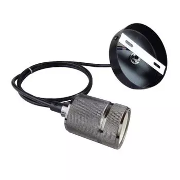 Винтажный подвесной светильник E27 с цоколем 1,2–1,5 м, провод, современное внутреннее освещение, украшение для гостиной, золотисто-черные одиночные подвесные светильники