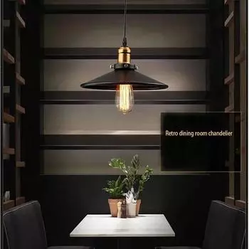 Винтажный подвесной светильник, украшение салона Эдисона в стиле лофт, винтажный промышленный ретро-подвесной светильник E27, держатель, железные светильники для ресторанов