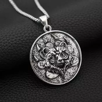 Винтажный поп-кулон в виде медвежьего когтя викинга из нержавеющей стали, панк-персона, хип-хоп, ожерелье с изображением животного-медведя, праздничный подарок, ювелирные изделия