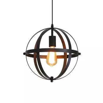 Винтажный промышленный подвесной светильник E27, металлический кухонный подвесной светильник с регулируемым кабелем, 100 см. Подходит для лестниц, кухонь, гостиных.