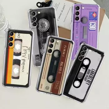 Винтажный прозрачный чехол-кассета для камеры Samsung Galaxy S22 S20 FE S21 S10 S9 Plus Note 20 Ultra 10 Lite прозрачный чехол для телефона Samsung S20 FE 5G