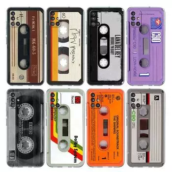 Винтажный прозрачный чехол с кассетой для камеры для Samsung Galaxy A52 A12 A51 A32 A21s A71 A32 A22 50 A70 A31 A72 5G, чехол для телефона Samsung A03