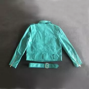 Винтажный ремень с лацканами, тяжелая промышленная одежда, женская кожаная куртка, локомотивная кожаная куртка, модная персонализированная пуговица, локомотивная одежда S чёрный