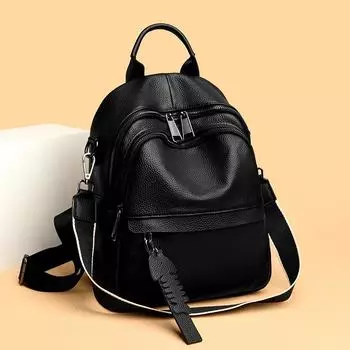 Винтажный рюкзак из натуральной кожи для женщин, роскошный дизайнерский повседневный дорожный рюкзак, женская школьная сумка
