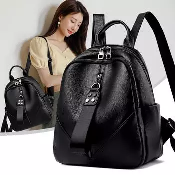 Винтажный рюкзак из натуральной кожи для девочек, школьная сумка, дорожный рюкзак, женский рюкзак высокого качества