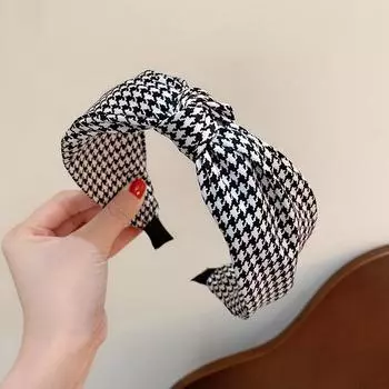 Винтажный широкий принт атласная ткань повязка для волос для женщин шопинг путешествия обруч для головы шикарный повседневный головной убор для дам аксессуары для волос