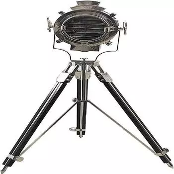 Винтажный современный коллекционный хромированный прожектор, домашний черный винтовой штатив, морские прожекторы, торшер (Торшер 65 дюймов)