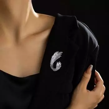 Винтажный стиль, брошь для пальто, красочный декор со стразами, неправильная форма, шаль, булавка для шарфа, сумка, шляпа, простой значок, модные аксессуары серебряный