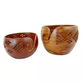 Винтажный стиль, современная, аутентичная миска для пряжи/любители вязания/органайзер для вязания крючком/