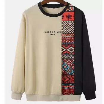 Винтажный свитер для мужчин, футболка, осенняя повседневная толстовка с длинным рукавом, простой стиль, пуловер, унисекс, большой размер, толстовка, свободные топы S