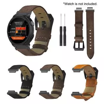 Винтажный текстурированный ремешок с пряжкой из нержавеющей стали