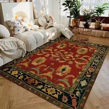 Винтажный восточный традиционный ковер ковер в марокканском турецком стиле коврик для двери ковры противоскользящие коврики для ванной и кухни в стиле бохо 40X60cm-16x24in