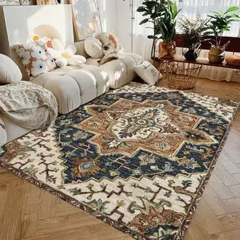 Винтажный восточный традиционный марокканскийтурецкий стиль коврик для двери противоскользящий бохо ковер для кухни сад декор для ванной комнаты 40X60cm-16x24in