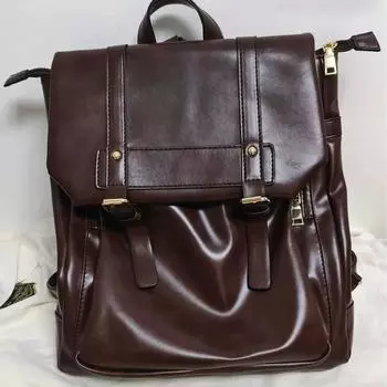 Винтажный женский рюкзак из искусственной кожи, женские высококачественные сумки для отдыха на двух плечах, модные школьные сумки в стиле колледжа