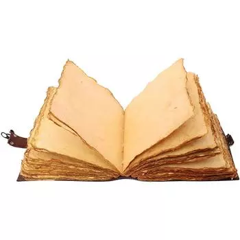 Винтажный журнал в кожаном антикварном кожаном переплете ручной работы, блокнот для письма, подарок, ежедневник, путешествия — 7 х 5 дюймов, коричневый цвет 7 x 5 in коричневый