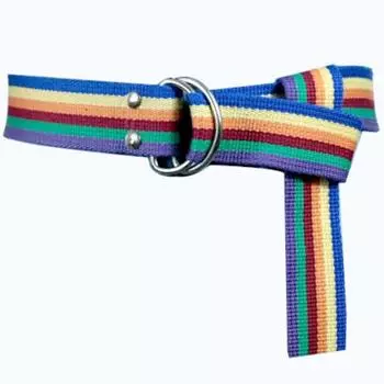 Vintech аксессуар унисекс сексуальный привлекательный радужный патронташ серебряного цвета D-образный ремень с пряжкой