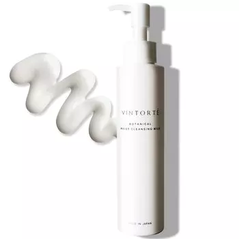VINTORTE Botanical Moist Cleansing Makeup Подходит для ресниц Чувствительная Открытая Без умывания 150г Молочко, Очищающее средство, Ремувер, Молочко, Наращивание, Кожа, белый