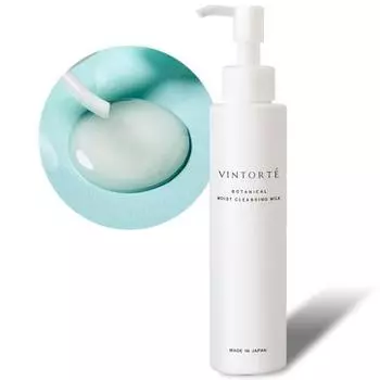 VINTORTE Botanical Moist Cleansing Milk Cleansing Makeup Remover Pore Milk Eyelashes OK Sensitive Skin Darkened Pores Corner Plug Open Pores No Washin