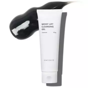 VINTORTE Moisture Lift Cleansing Gel makeup rough eyelash sensitive no no need for double [Cleansing, remover, pores, skin, extensions, blackheads,