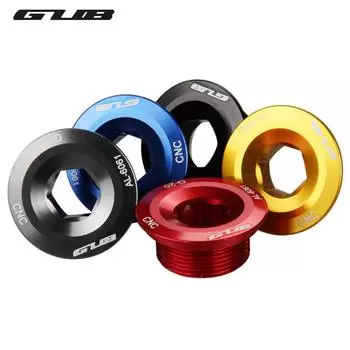 Винтовая крышка шатуна велосипеда GUB, болт кривошипа, легкий крепежный болт шатуна из алюминиевого сплава, крышка, аксессуары для велосипеда
