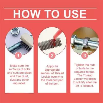 Винтовой клей Анаэробный клей Противоскользящее герметизирующее средство для резьбы Противоскользящий герметик