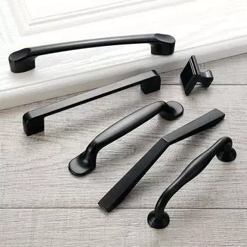 Винтовые ручки для кухонных дверей Ручки для шкафов Мебельная фурнитура Ручки для шкафов Ручки для ящиков 04-192mm