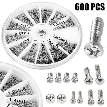 Винты 600 шт. 64 грамма 8 X 25 пикселей / 3,15 X 0,39 Комплекты болтов