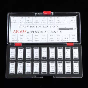 Винты для часов, стержни, штифты для звеньев браслета, практичные, высококачественные, портативные, сменные винты из нержавеющей стали