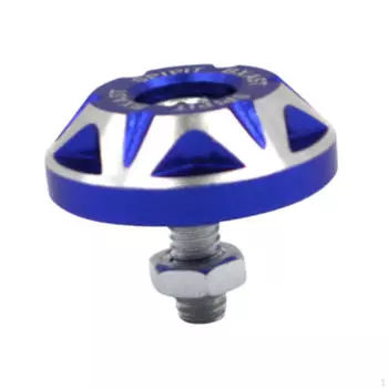 Винты для крепления номерного знака Крышка Крепеж Колпачки 6 мм Отверстия Болт для метки автомобиля синий