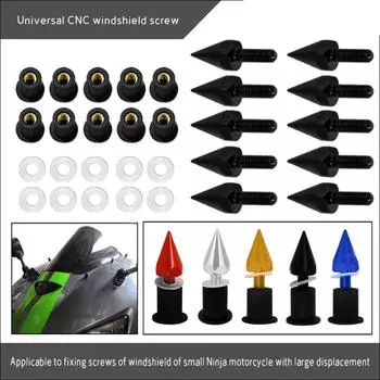 Винты для обтекателя M5 Болты Гайки для крепления винтов с ЧПУ Болты для ветрового стекла Комплект болтов для ветрового стекла Аксессуары для модификации мотоцикла золотой