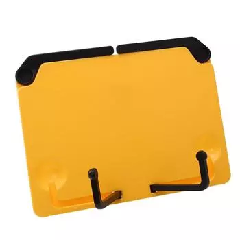 Винты для скрипки Аксессуары Подставка для нот Портативная настольная подставка для нот Держатель складной инструмент Универсальная подставка для гитары жёлтый