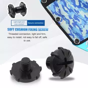 Винты для задней пластины Мягкая задняя пластина Крепежные болты Аксессуары для дайвинга для аквалангистов Дайвинг чёрный