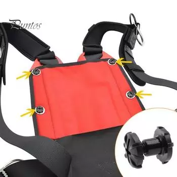 Винты для задней пластины Мягкая задняя пластина Крепежные болты Аксессуары для дайвинга для аквалангистов Дайвинг чёрный