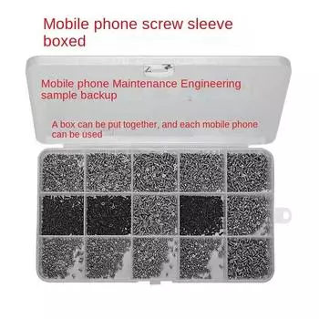 Винты из нержавеющей стали M1, M1.2, M1.4, M2, M2.5, M3 подходят для обслуживания оборудования связи. 1 (10 grids 360 grains)