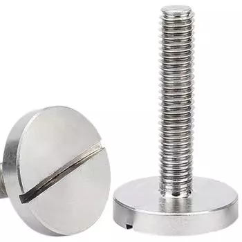 Винты с плоской и круглой головкой и шлицем из нержавеющей стали 304 (М2-М10), ГБ833 M2x3