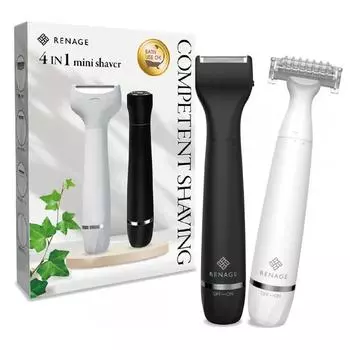 Vio Renage Usb 4 Body Shaver Мужская электробритва Бритва Бритва Бритва Перезаряжаемый тип Водонепроницаемый Триммер для всего тела