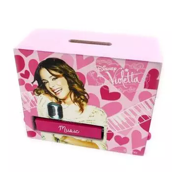 Violetta [L3955] - Копилка деревянная Violetta розовый ярко-розовый