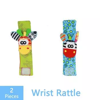 VIP Ссылки Носки Sozzy Baby Погремушка на запястье и носки для ног 0~3 месяца Мультяшный подарок для новорожденных детей для девочки/мальчика Детские носки one size-0-3month